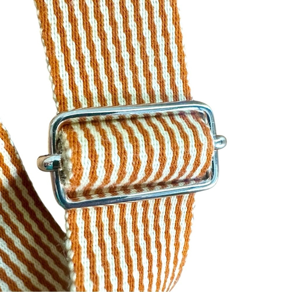 Hermès Fourre-Tout Besace PM Messenger Bag in Orange Toile Canvas CLEAN - Picture 7 of 12